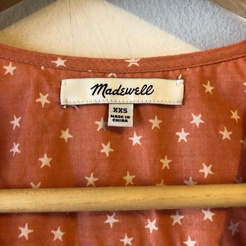 𝅺madewell Star Print Blouse - Picture 3 of 6